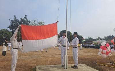 Penuh Semangat dan Khidmat, PPM Al Furqon Prabumulih Gelar Upacara HUT RI ke-81